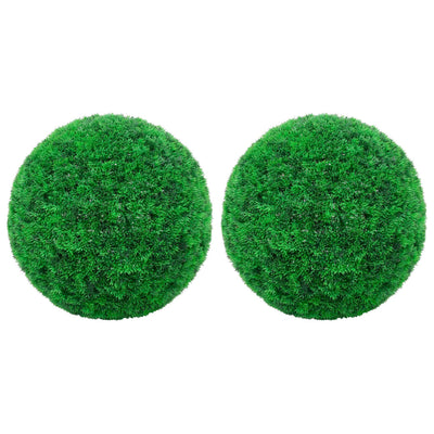 Vidaxl kunstbuxus bulbes 2 pcs 35 cm