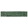 Écran de balcon Vidaxl avec feuilles vert foncé 400x75 cm