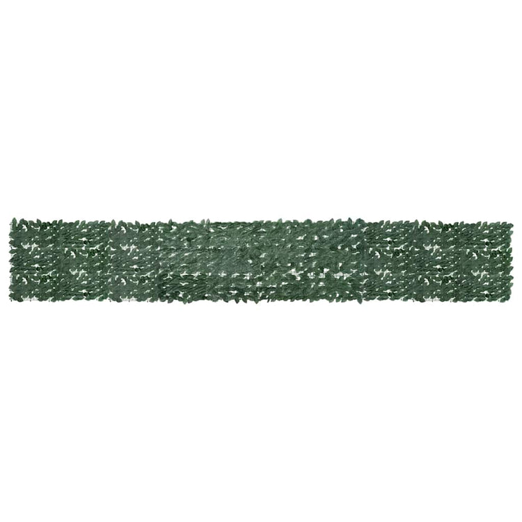 Écran de balcon Vidaxl avec feuilles vert foncé 500x75 cm