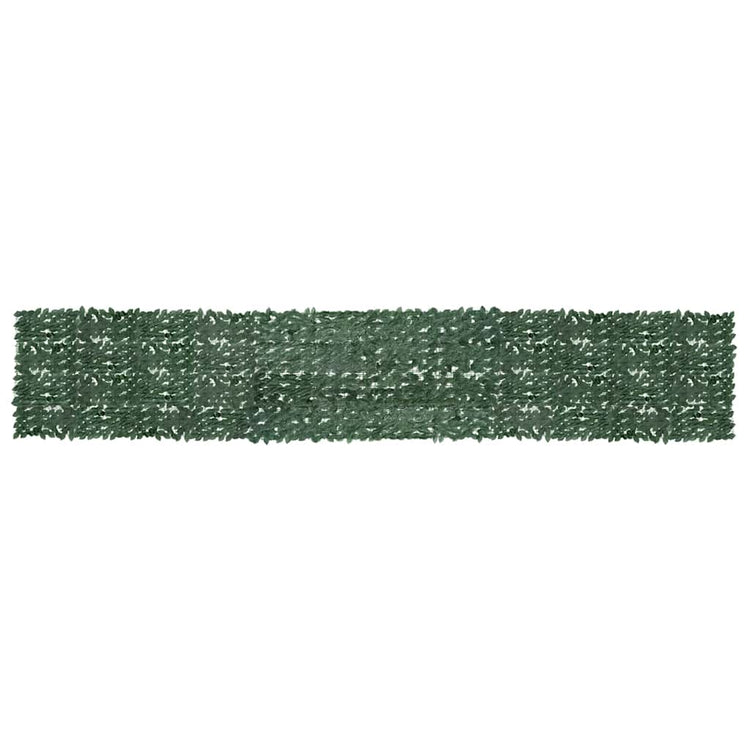 Écran de balcon Vidaxl avec feuilles vert foncé 600x100 cm