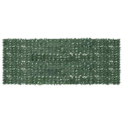 Écran de balcon Vidaxl avec feuilles vert foncé 400x150 cm - afbeelding 1