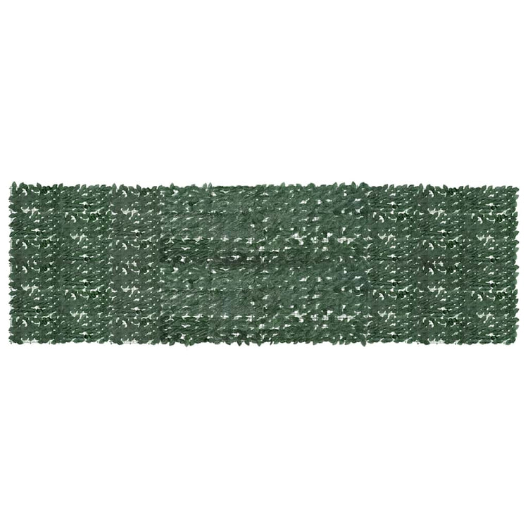 Écran de balcon Vidaxl avec feuilles vert foncé 500x150 cm