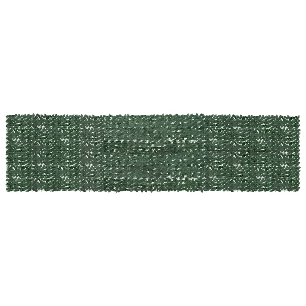 Écran de balcon Vidaxl avec feuilles vert foncé 600x150 cm