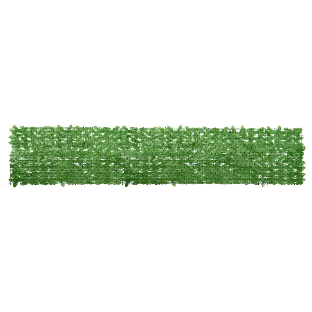 Écran de balcon Vidaxl avec feuilles vertes 400x75 cm