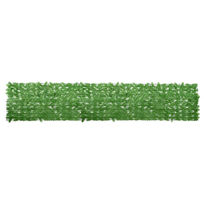 Écran de balcon Vidaxl avec feuilles vertes 400x75 cm