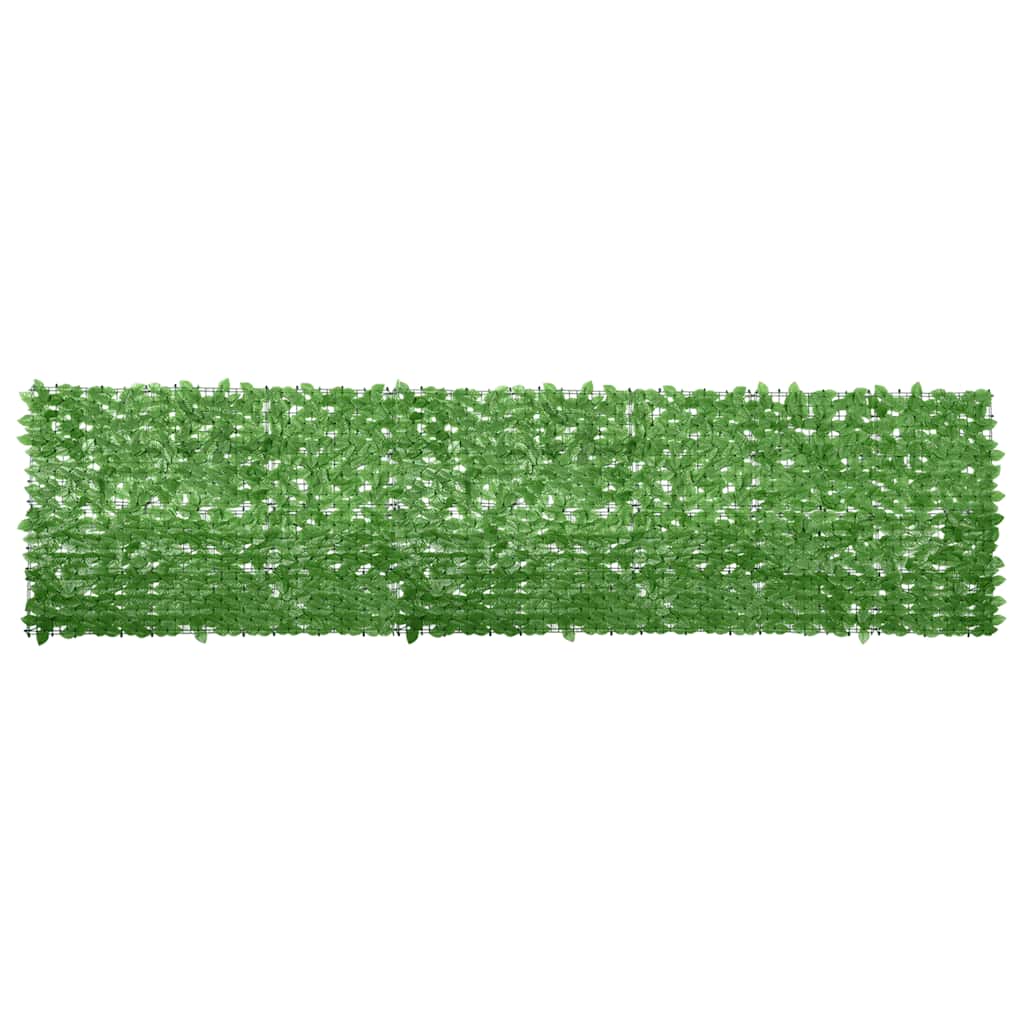 Écran de balcon Vidaxl avec feuilles vertes 400x100 cm