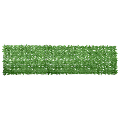 Écran de balcon Vidaxl avec feuilles vertes 400x100 cm