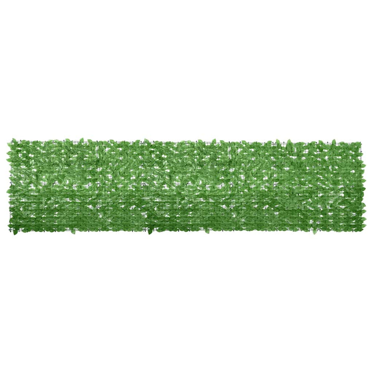 Écran de balcon Vidaxl avec feuilles vertes 400x100 cm