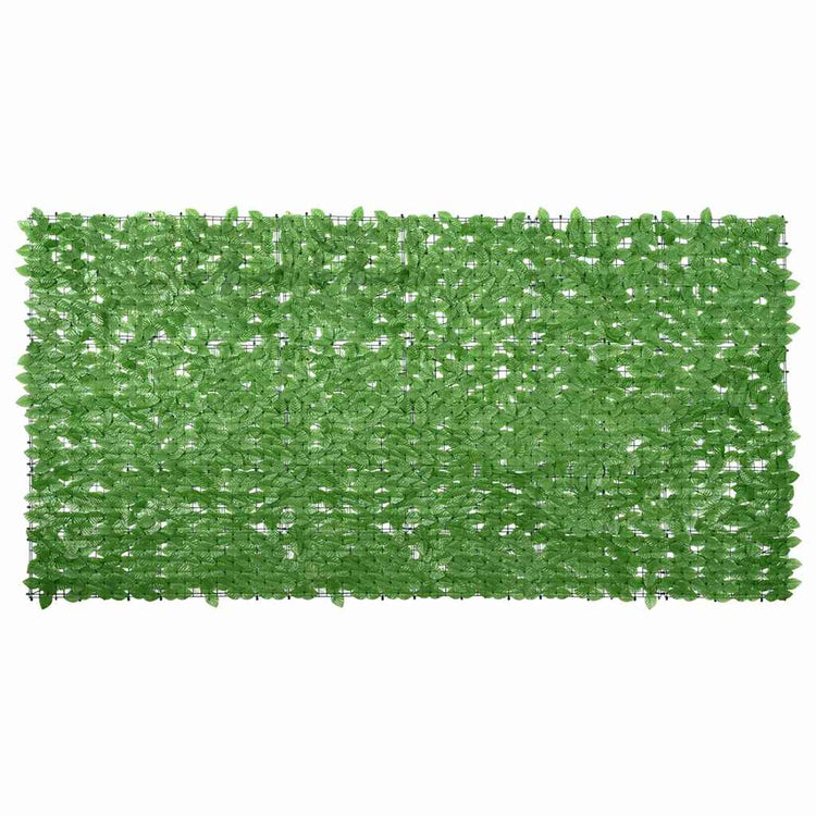 Écran de balcon Vidaxl avec feuilles vertes 300x150 cm