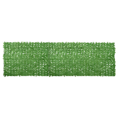 Écran de balcon Vidaxl avec feuilles vertes 600x150 cm
