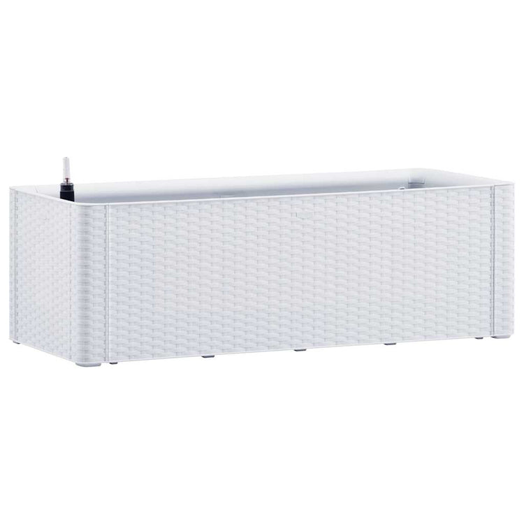 Vidaxl Planter High avec système auto-employé 100x43x33 cm blanc