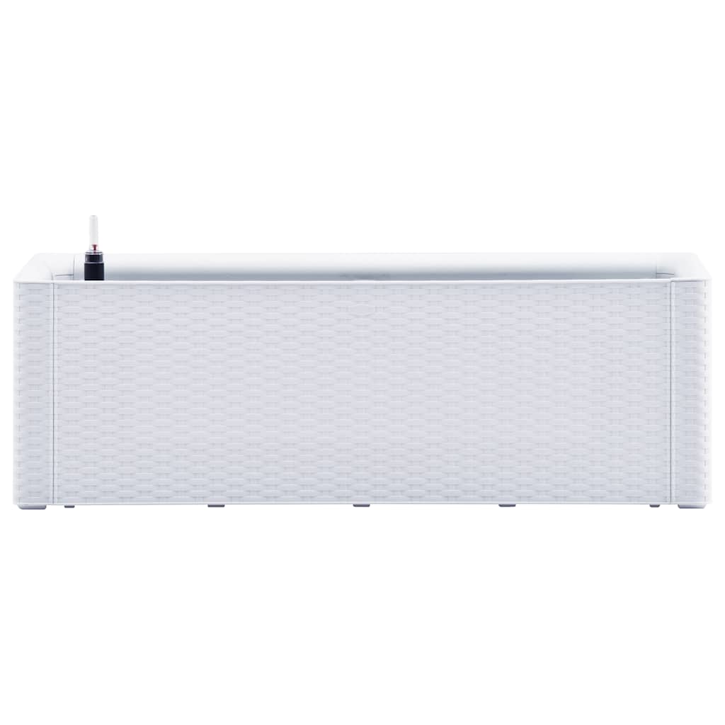 Vidaxl Planter High avec système auto-employé 100x43x33 cm blanc