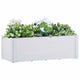 Vidaxl Planter High avec système auto-employé 100x43x33 cm blanc