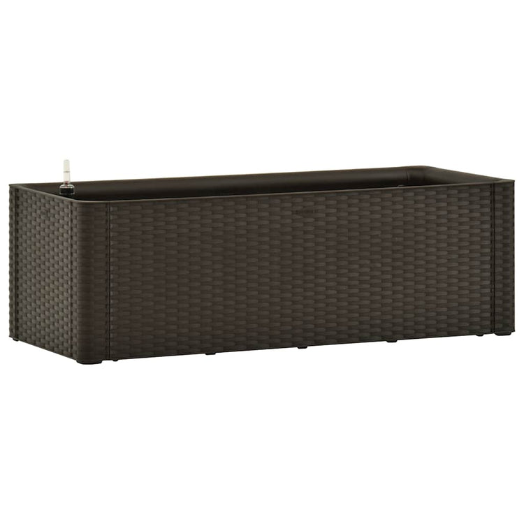 Vidaxl Planter High avec système auto-employé 100x43x33 cm mokka