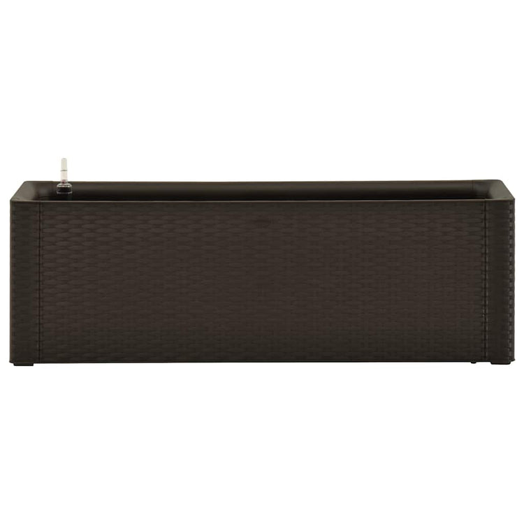 Vidaxl Planter High avec système auto-employé 100x43x33 cm mokka
