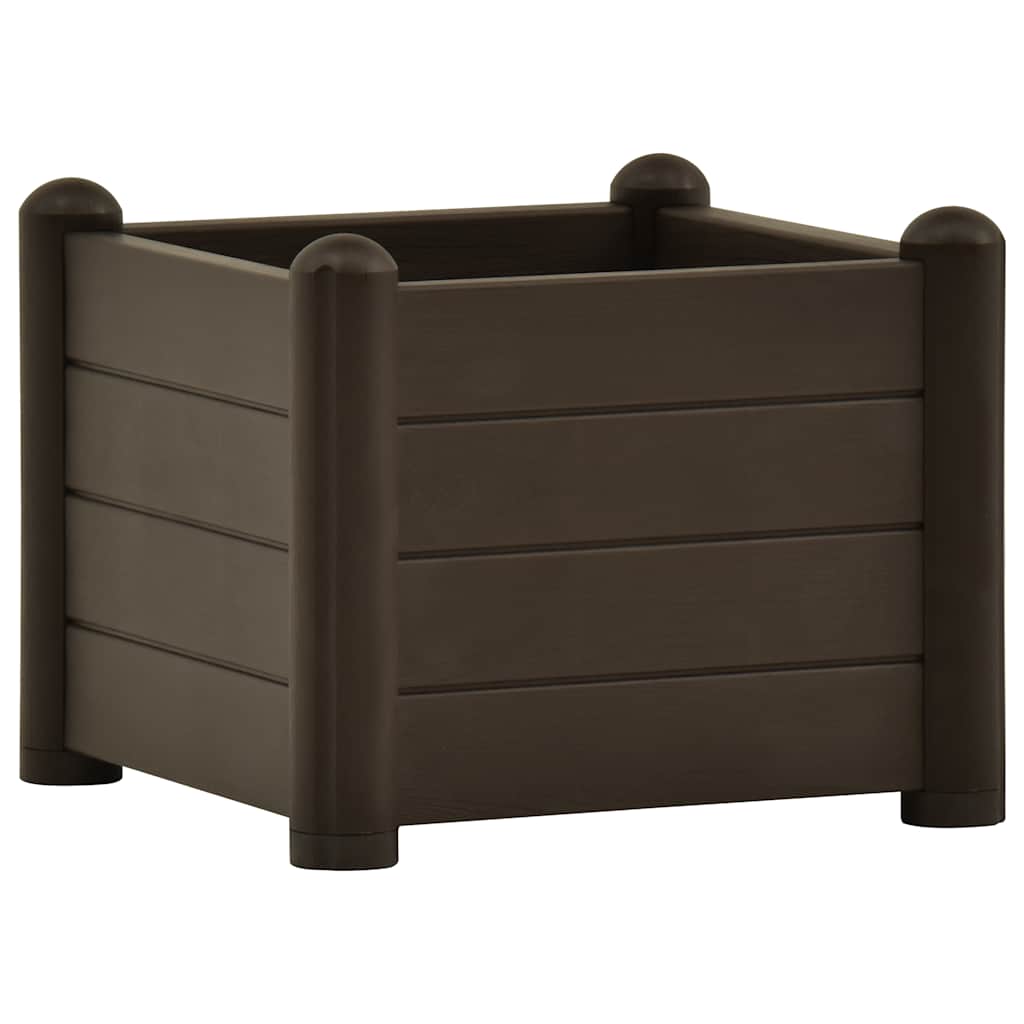 INSERT PLANTER VIDAXL 43X43X35 CM PP MOKKA