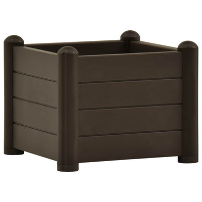 INSERT PLANTER VIDAXL 43X43X35 CM PP MOKKA