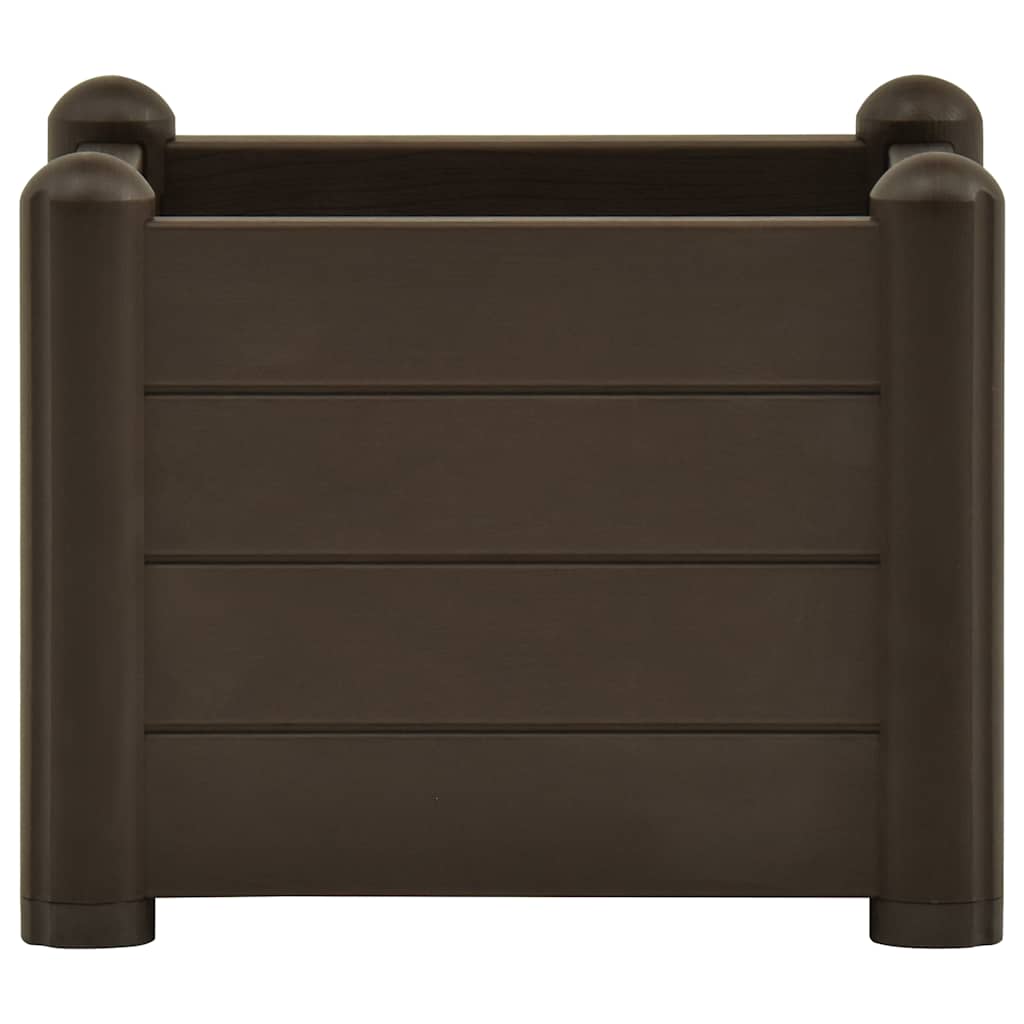 INSERT PLANTER VIDAXL 43X43X35 CM PP MOKKA