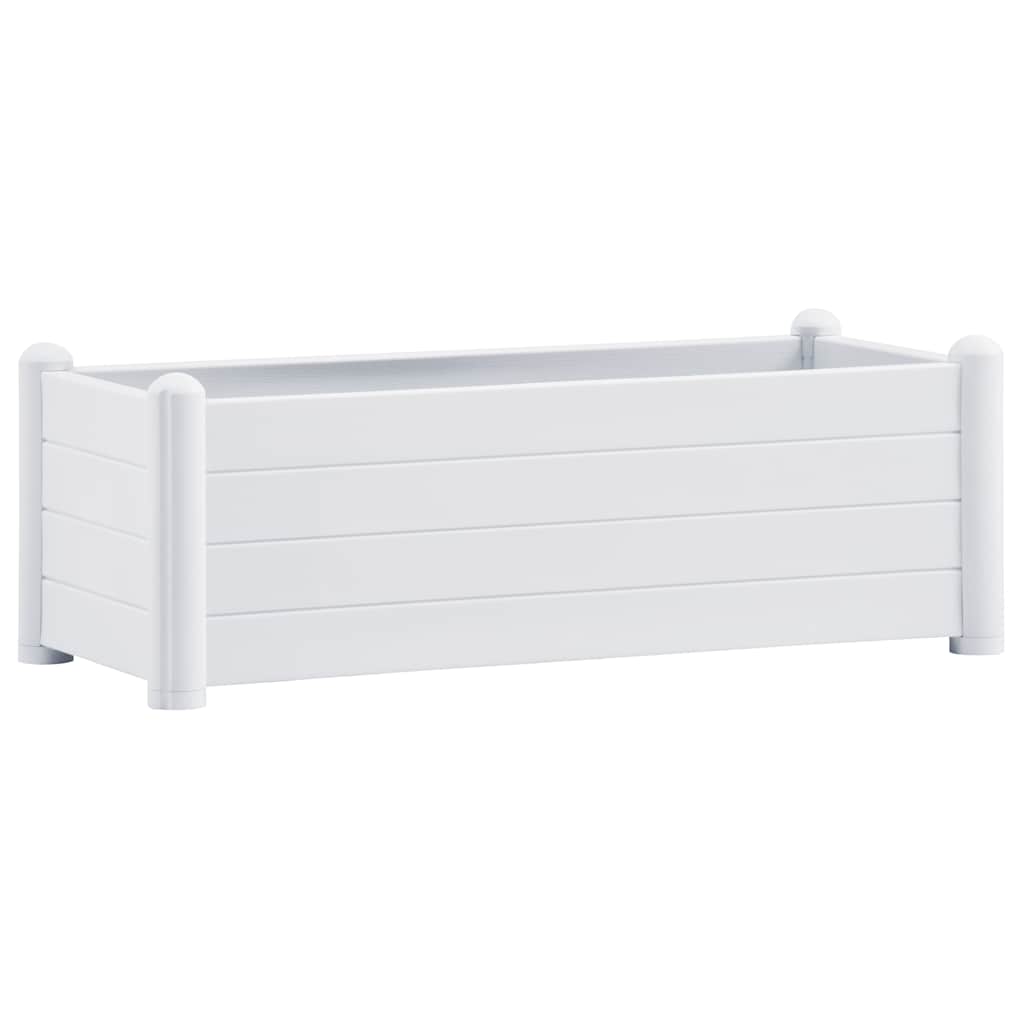 Vidaxl Planning Box Souget 100x43x35 cm pp blanc