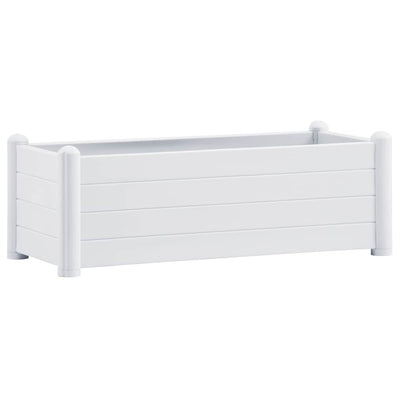 Vidaxl Planning Box Souget 100x43x35 cm pp blanc