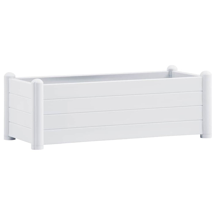 Vidaxl Planning Box Souget 100x43x35 cm pp blanc