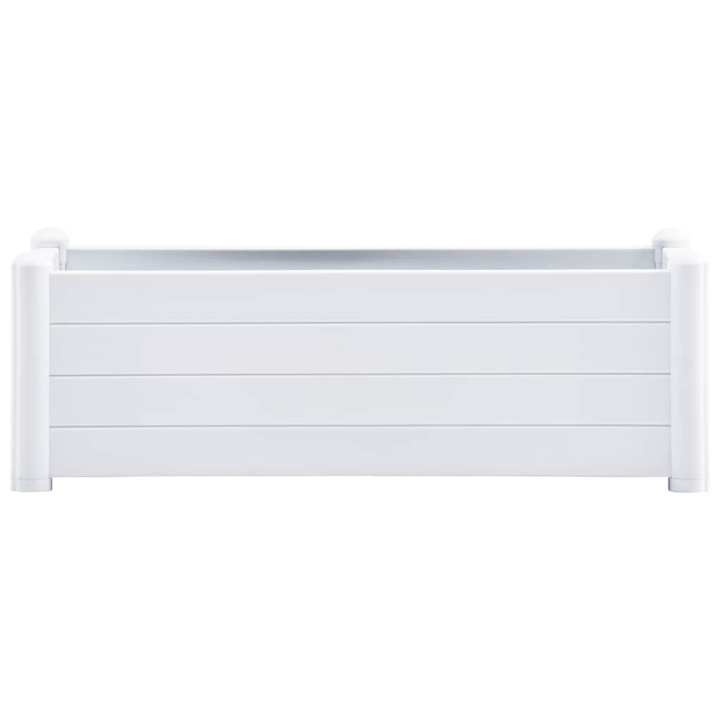 Vidaxl Planning Box Souget 100x43x35 cm pp blanc
