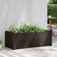 Vidaxl Planning Box Souget 100x43x35 cm pp mokka