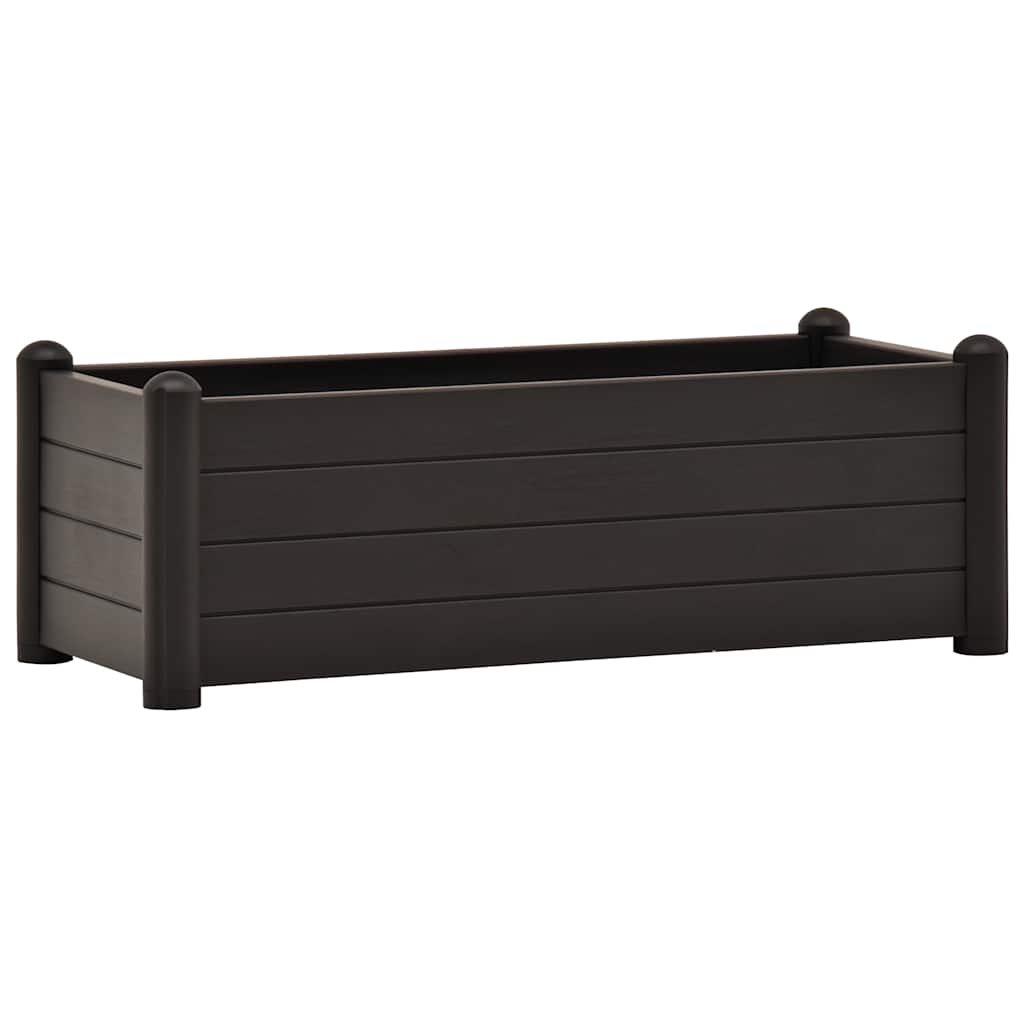 Vidaxl Planter surélevé 100x43x35 cm PP anthracite