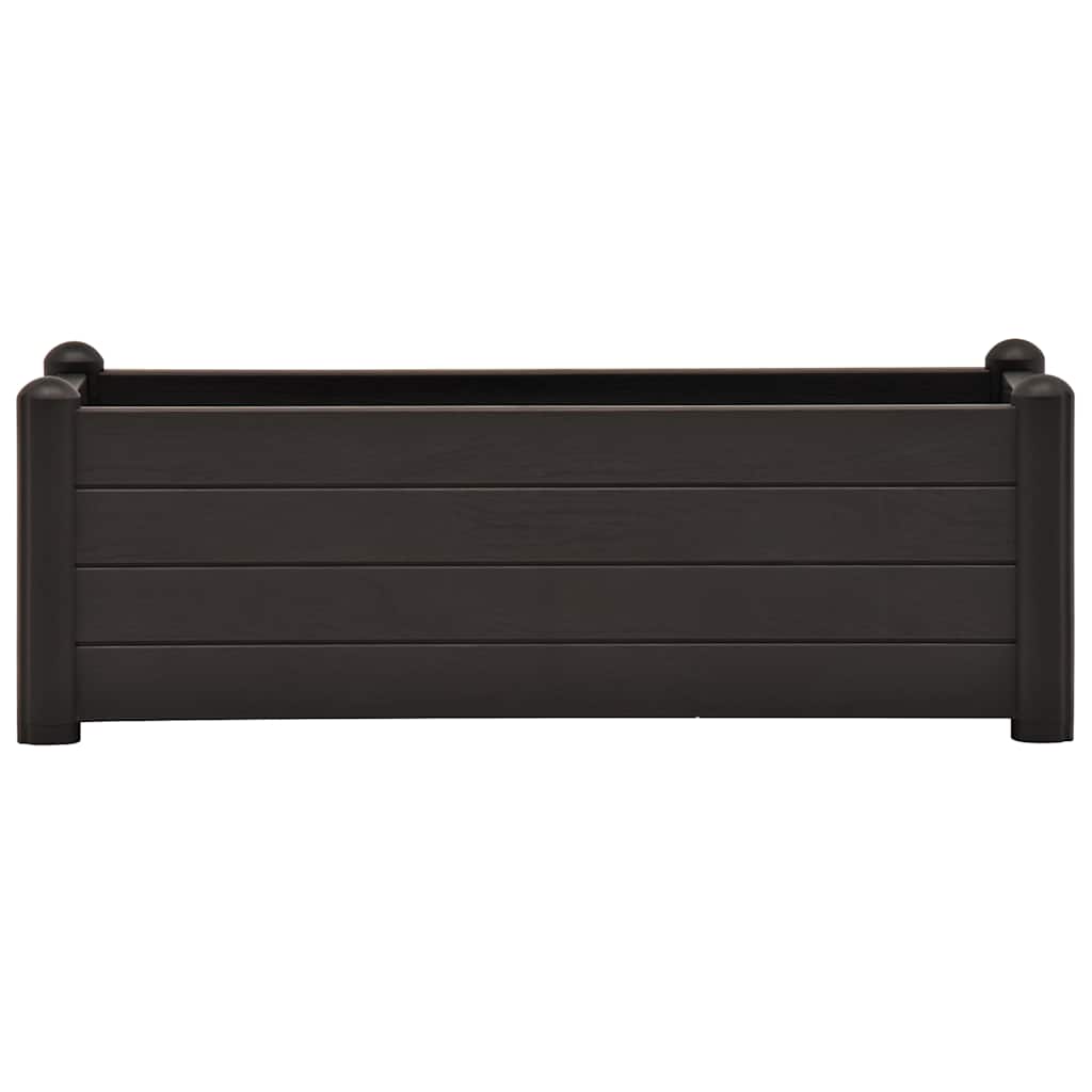 Vidaxl Planter surélevé 100x43x35 cm PP anthracite