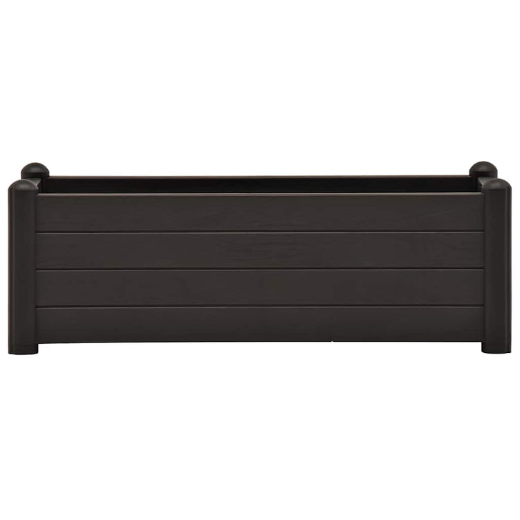 Vidaxl Planter surélevé 100x43x35 cm PP anthracite