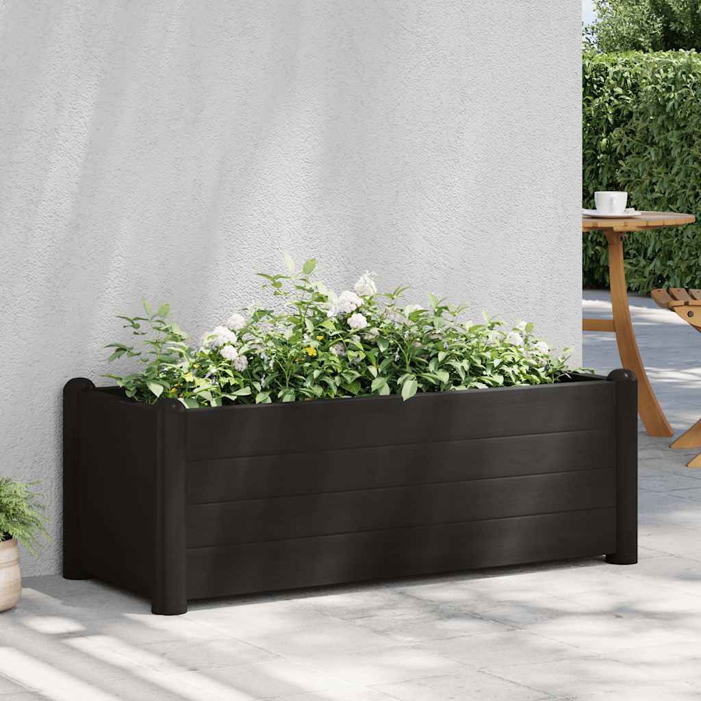 Vidaxl Planter surélevé 100x43x35 cm PP anthracite