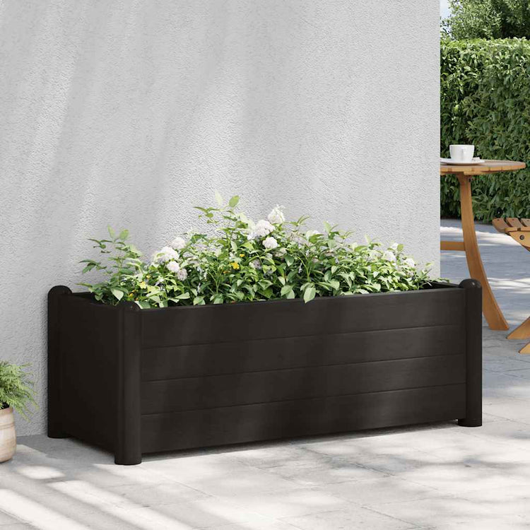 Vidaxl Planter surélevé 100x43x35 cm PP anthracite