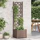 Vidaxl Plannet avec Latwerk 43x43x142 cm pp mokka