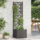 VIDAXL PLANNET AVEC TRAVAIL STAT 43X43X142 CM PP Anthracite -colored