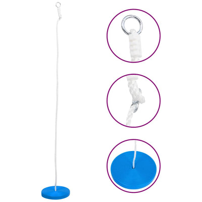 Vidaxl Dish Swing 180 cm bleu