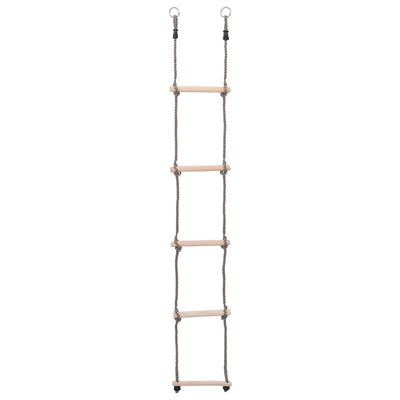 Échelle vidaxl avec 5 sports de pin solide 210 cm