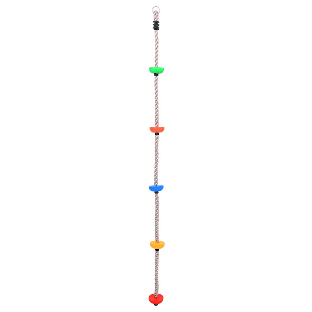 Corde d'escalade vidaxl avec des disques 200 cm