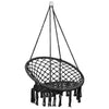 Vidaxl chaise suspendue 80 cm anthracite -colored