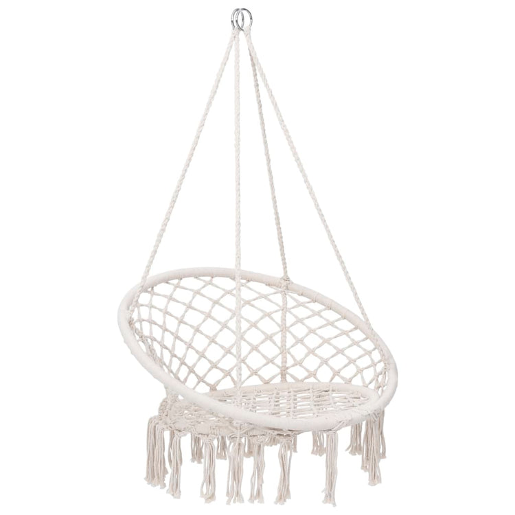 Vidaxl chaise suspendue 80 cm beige