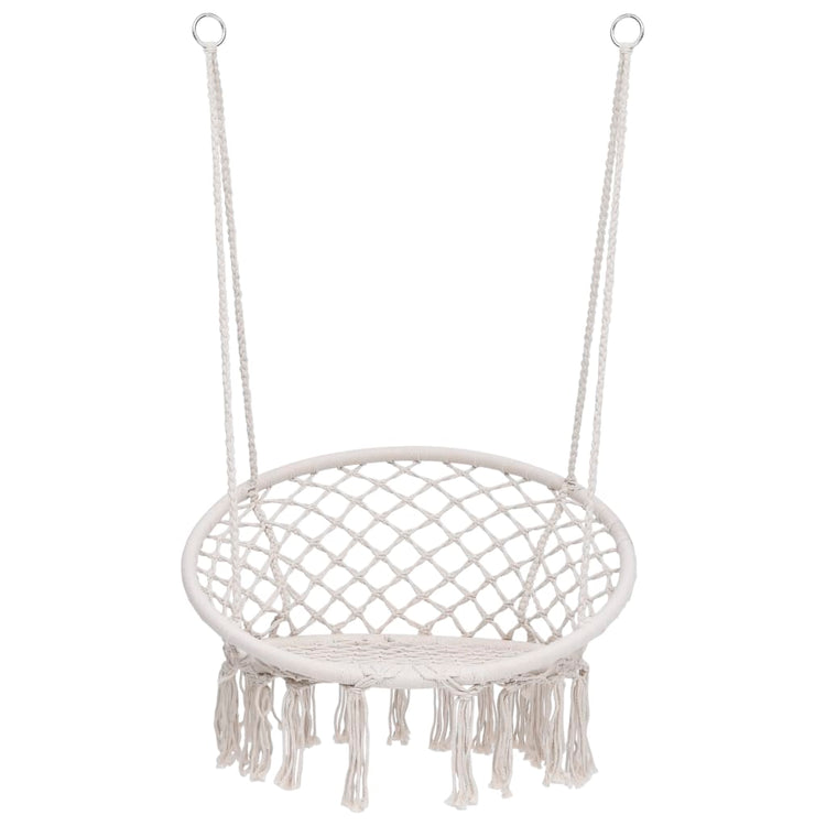 Vidaxl chaise suspendue 80 cm beige