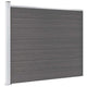 Vidaxxl panneau de clôture 175x146 cm hkc gris
