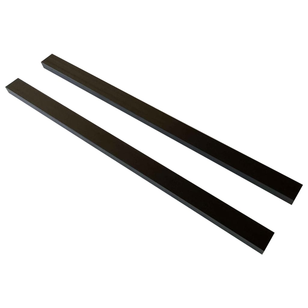 Vidaxl UnderCommon 6 St 170x8.5x4,5 cm HKC noir