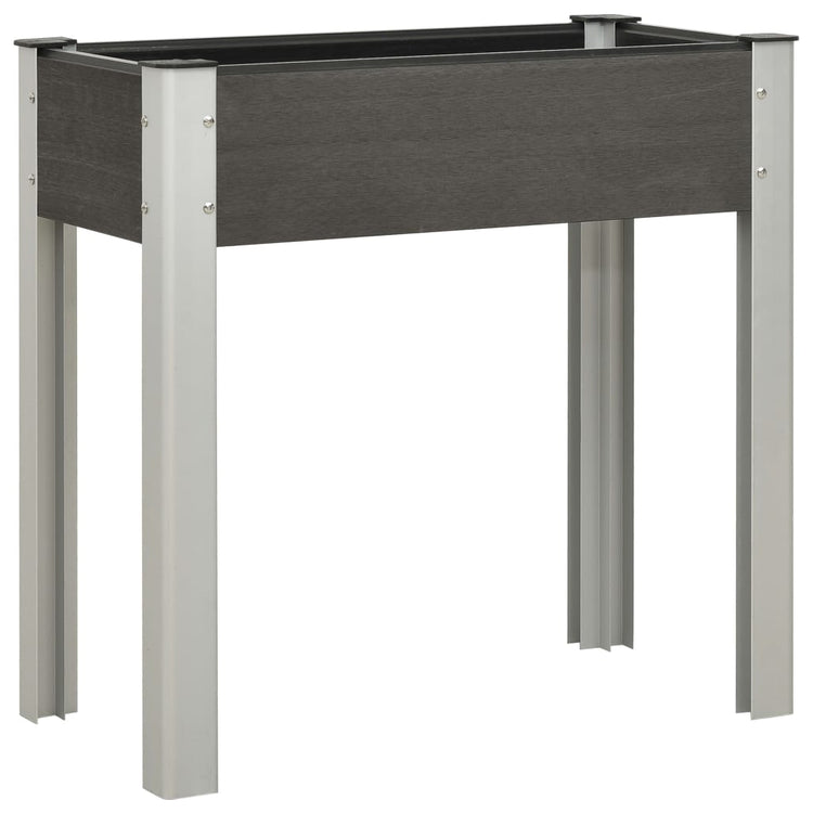 Vidaxl Planter surélevé 75x40x75 cm HKC Gray