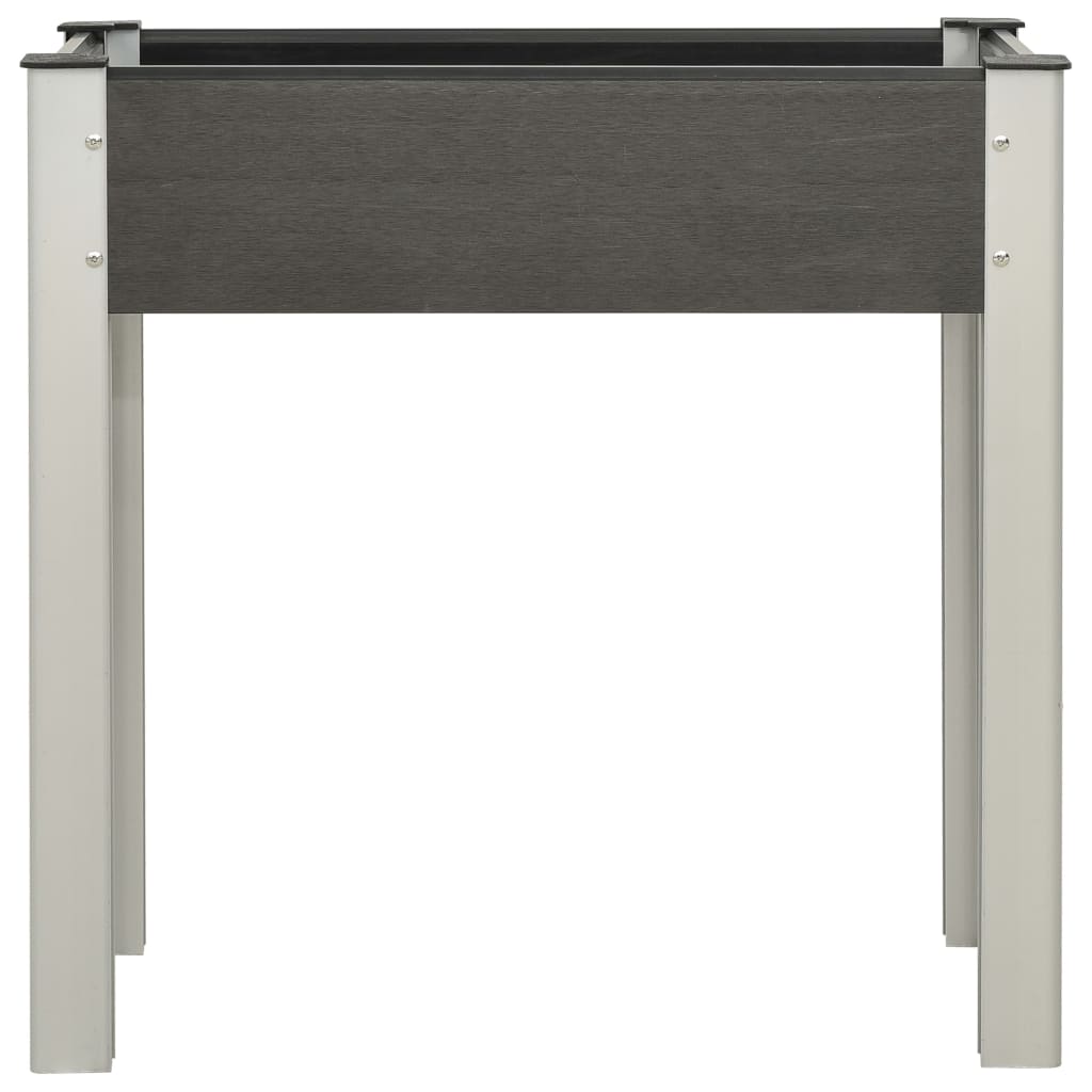 Vidaxl Planter surélevé 75x40x75 cm HKC Gray