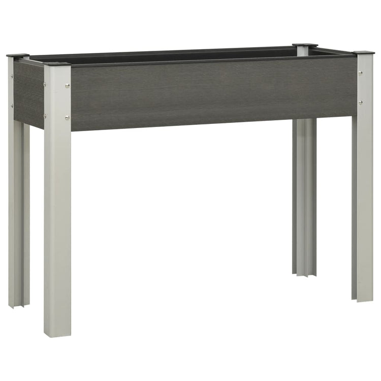 Vidaxl Planter surélevé 100x40x75 cm HKC Gray