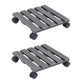 Vidaxl Plant Trolleys 2 PCS 30x30x7,5 cm HKC Gray