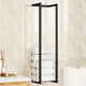 Rack de serviettes Vidaxl 25x20x95 cm Black