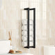 Rack de serviettes Vidaxl 12.5x12.5x60 cm Black