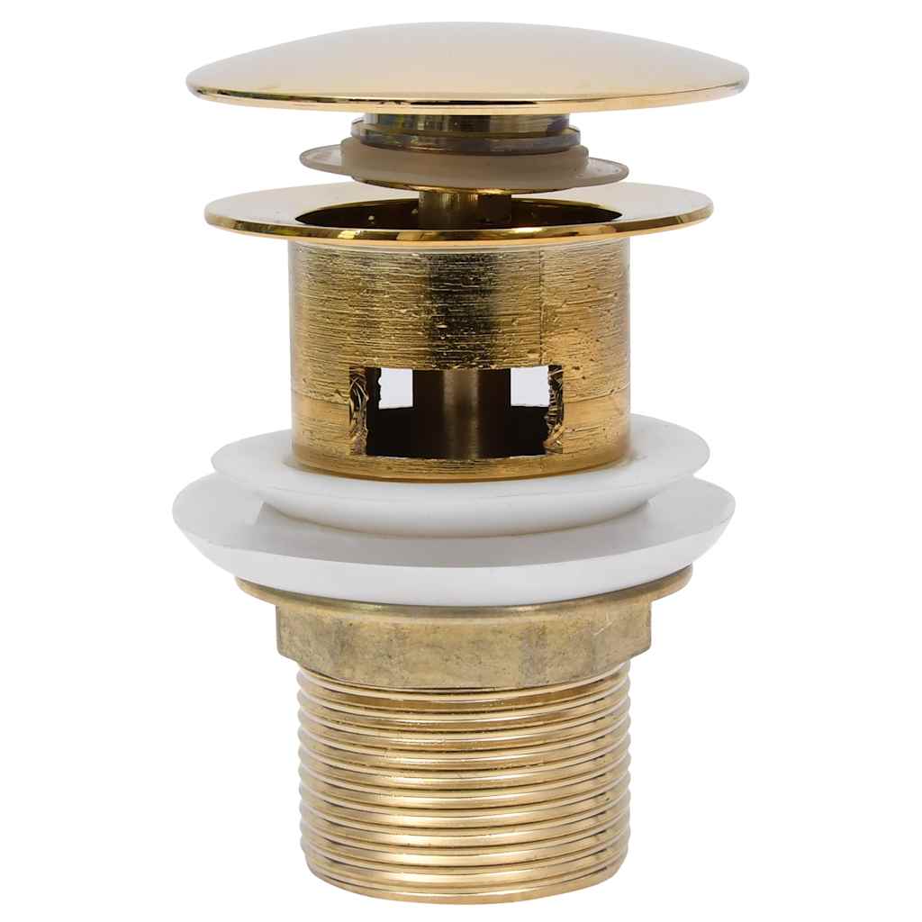 Pop-up de vidaxl avec trop-plein 6.4x6.4x9.1 cm Couleur en or