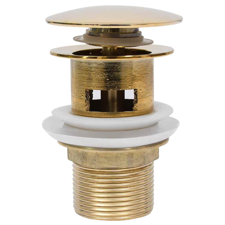 Pop-up de vidaxl avec trop-plein 6.4x6.4x9.1 cm Couleur en or